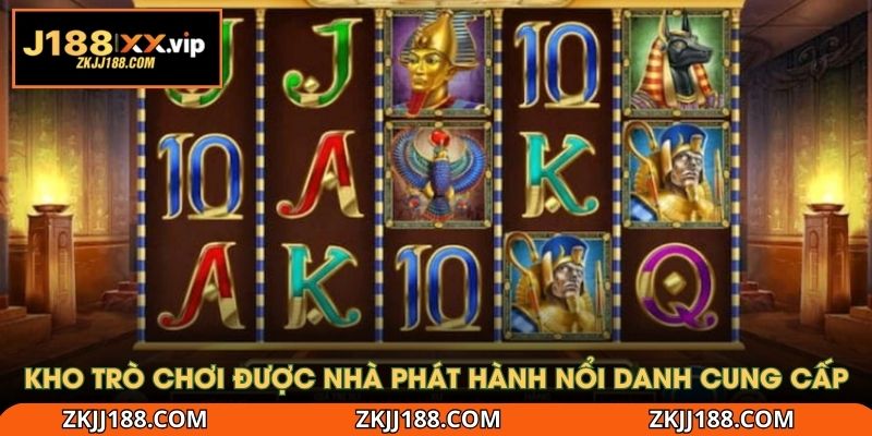 Kho trò chơi được nhà phát hành nổi danh cung cấp