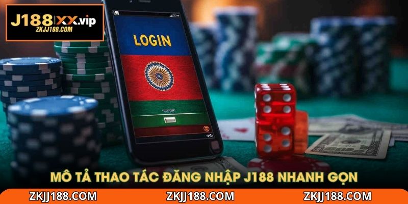 Mô tả thao tác đăng nhập J188 nhanh gọn