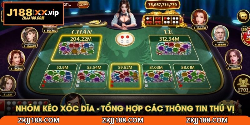 nhóm kéo xóc dĩa